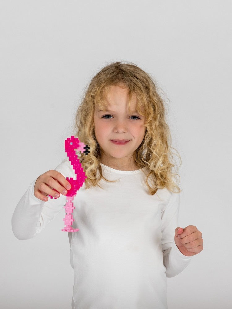 Plus-Plus Flamingo Tube – 100 stuks