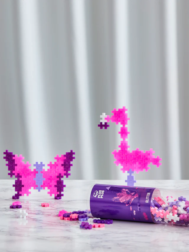 Plus-Plus Tube glitter - 100 stuks