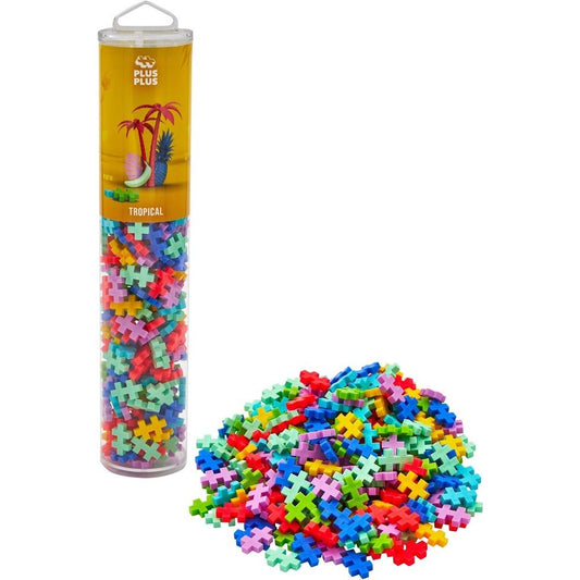 Plus-plus Tube Tropical - 240 stuks