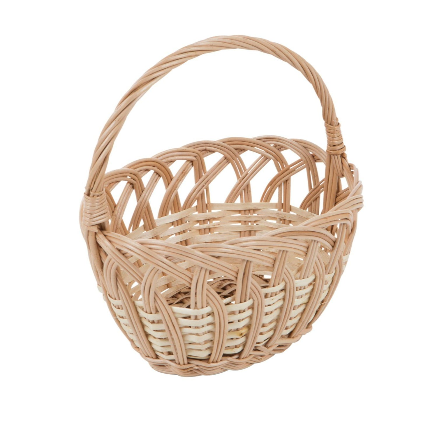 Rieten Mandje - 20 x 14 x 9 cm