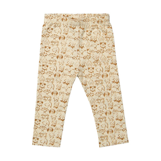 Riffle Amsterdam legging met honden print, volledige broek van voor weergegeven