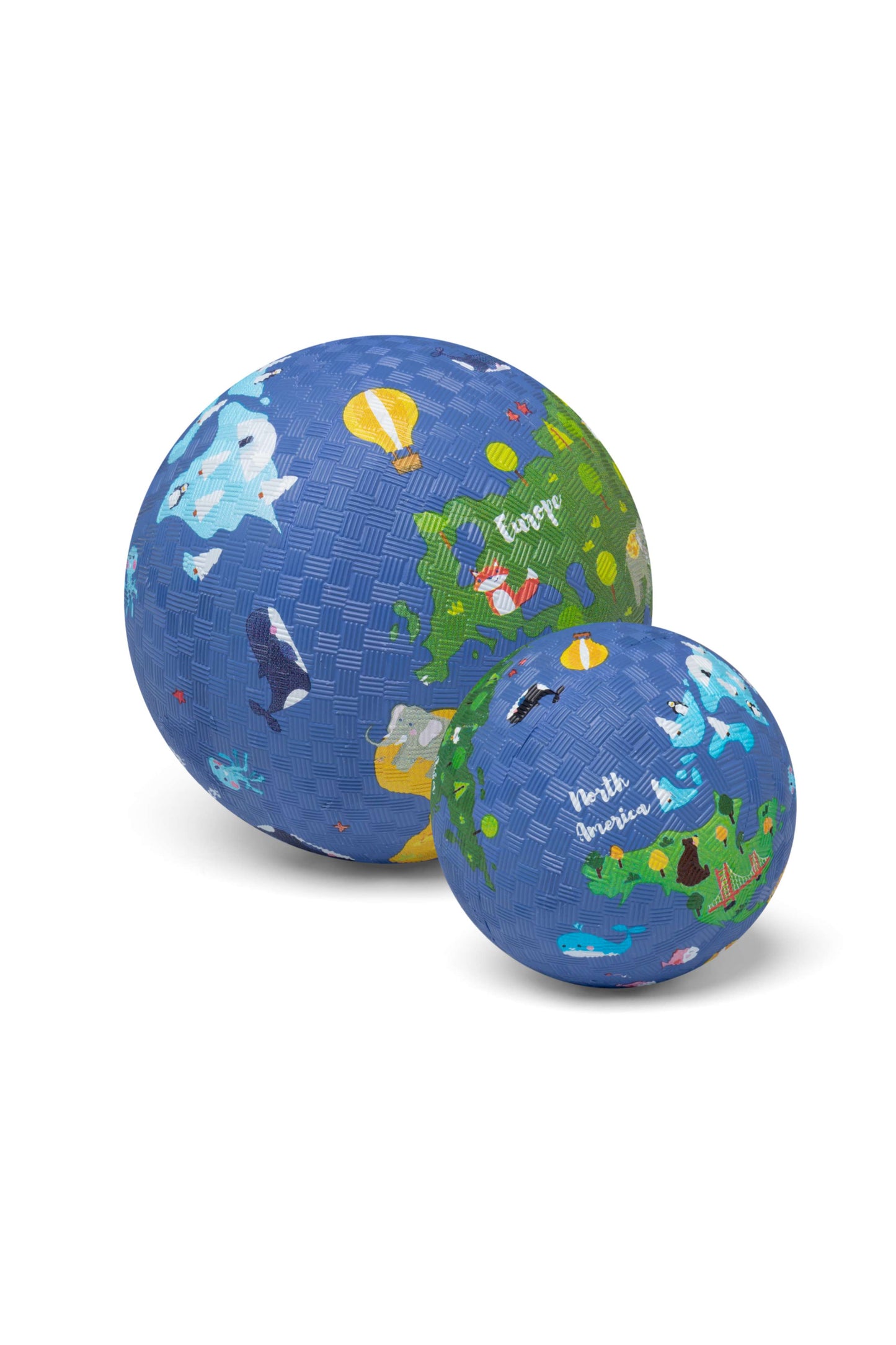 Bal van rubber - wereld 18cm