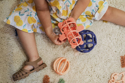 Set van 2 sensorische ballen – roze en blauw