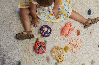 Set van 2 sensorische ballen – roze en blauw