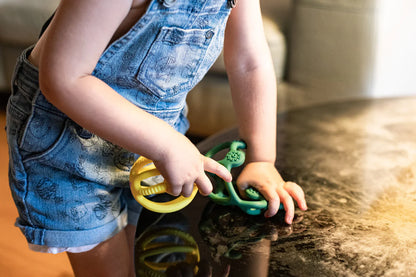 Set van 2 sensorische ballen – groen en geel