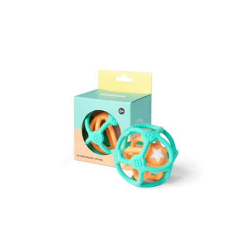 Set van 2 sensorische ballen – groen en oranje