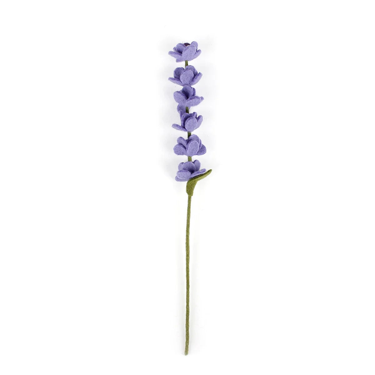 Bloem van wolvilt - Lavendel