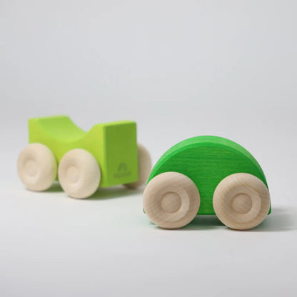 Stacking Cars Green