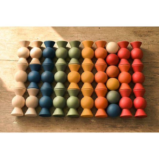 Sweets - Houten Stapelspel - Forest Fruits - 33 stuks