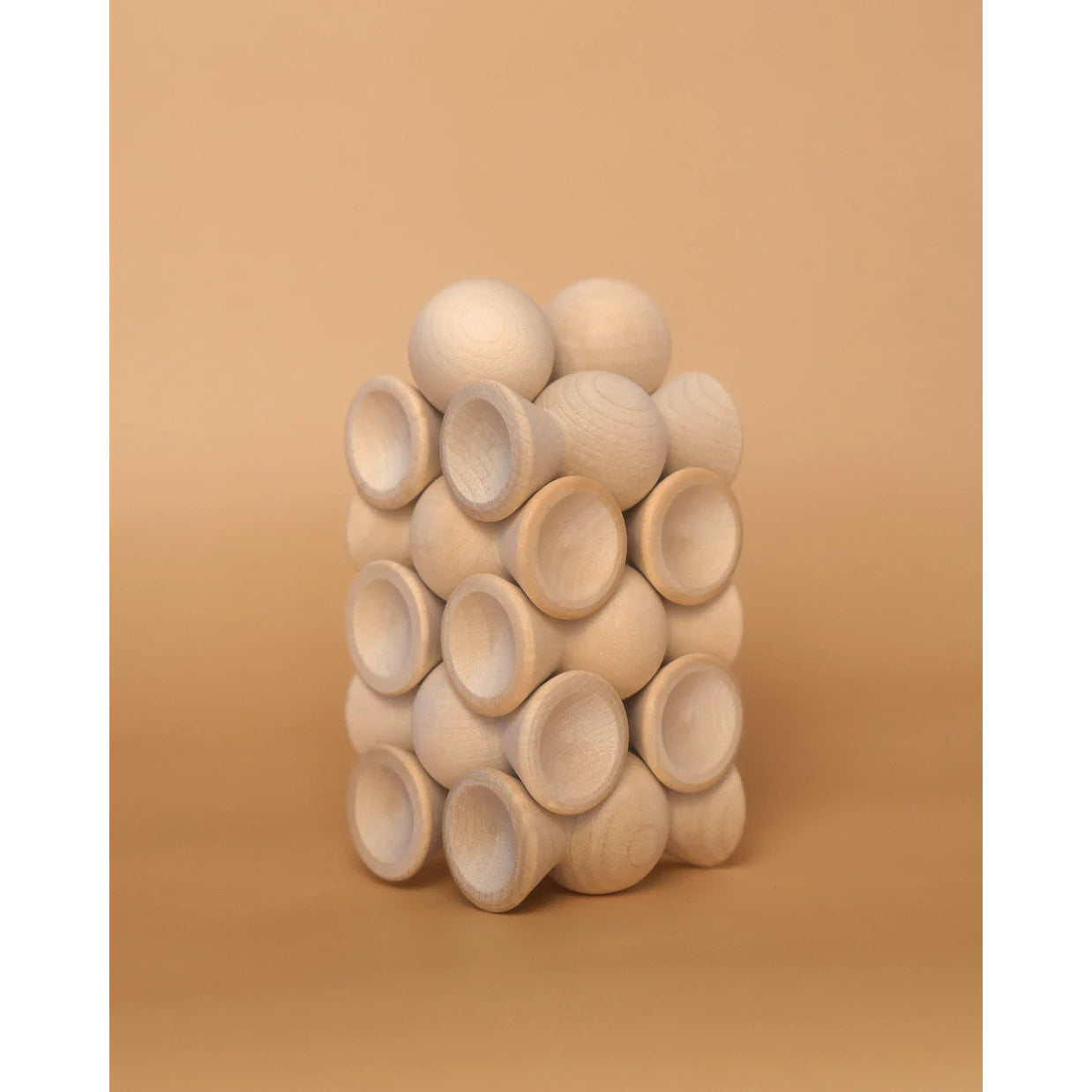 Sweets - Houten Stapelspel - Naturel - 33 stuks
