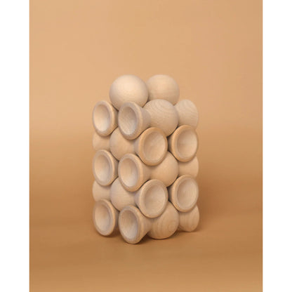 Sweets - Houten Stapelspel - Naturel - 33 stuks