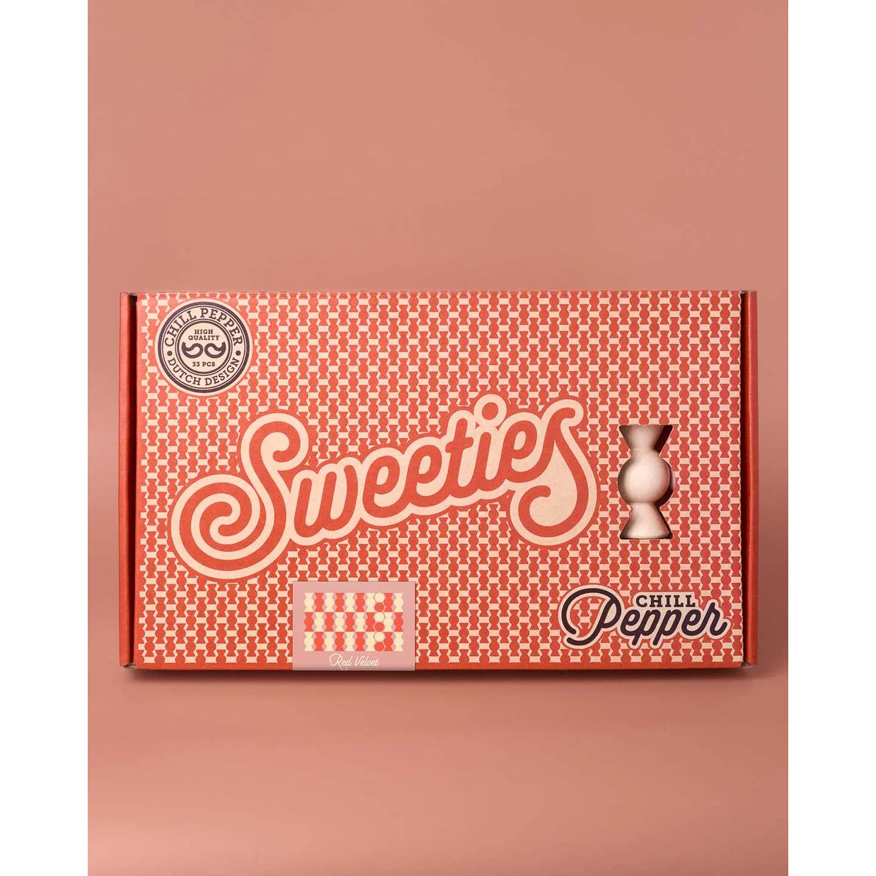 Sweets - Houten Stapelspel - Red Velvet - 33 stuks