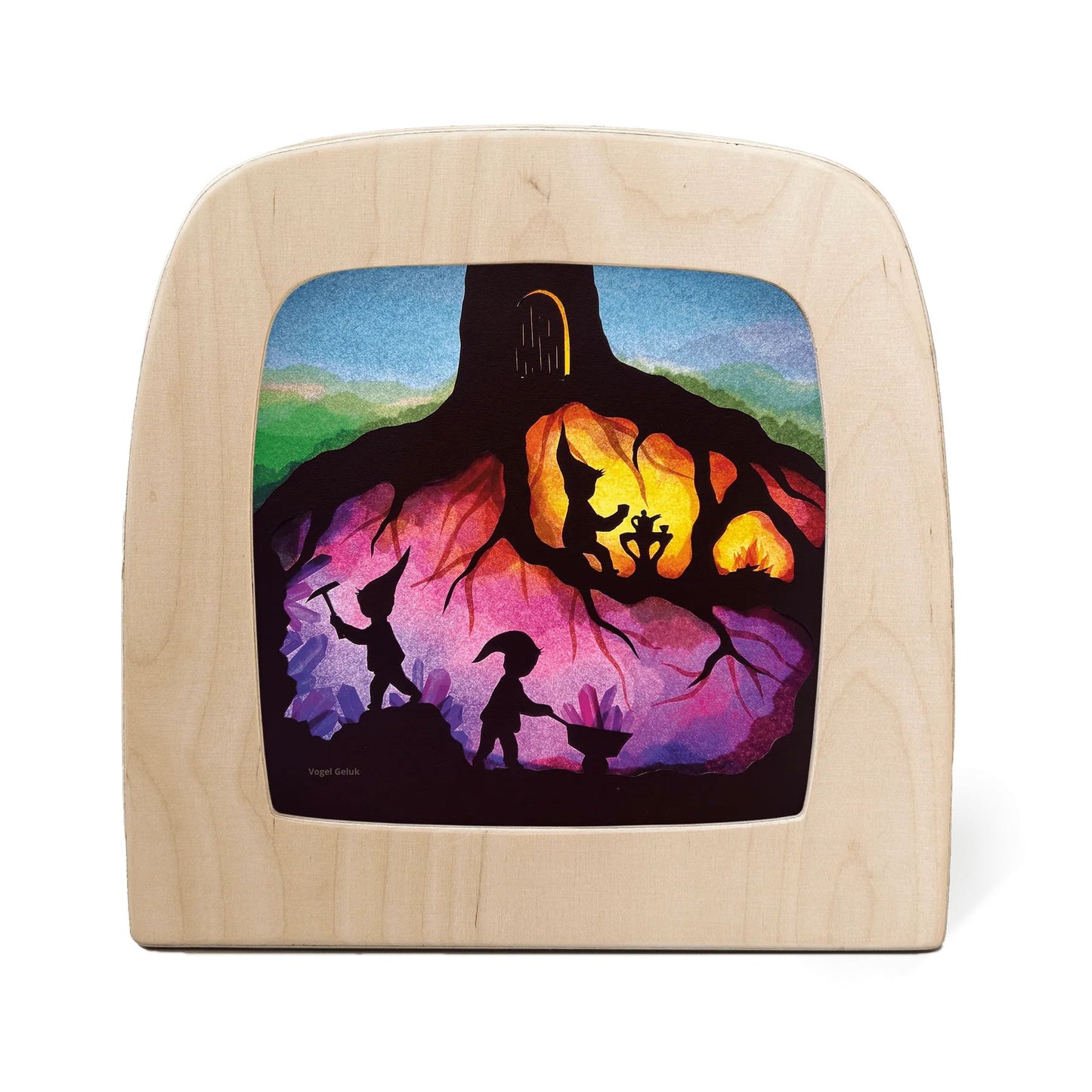 Toverplaat - Vogel Geluk - Dwergen