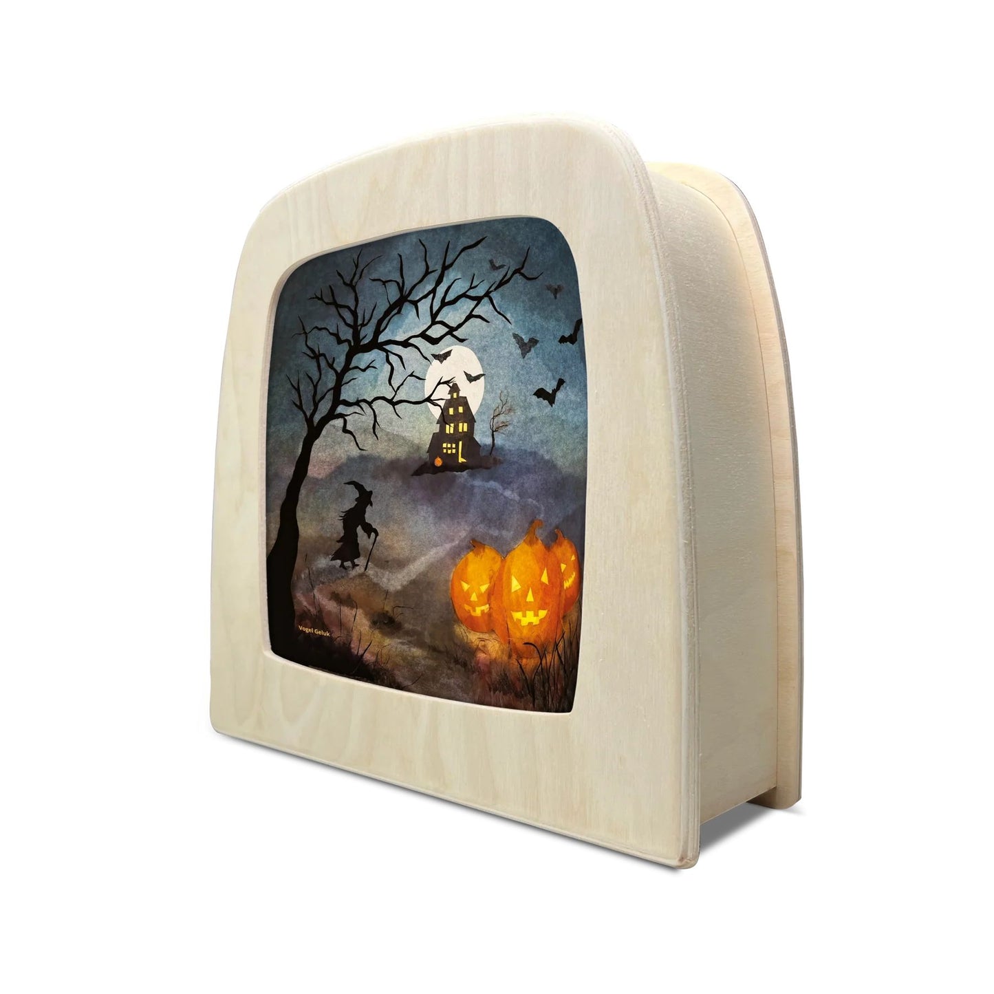 Toverplaat - Vogel Geluk - Halloween