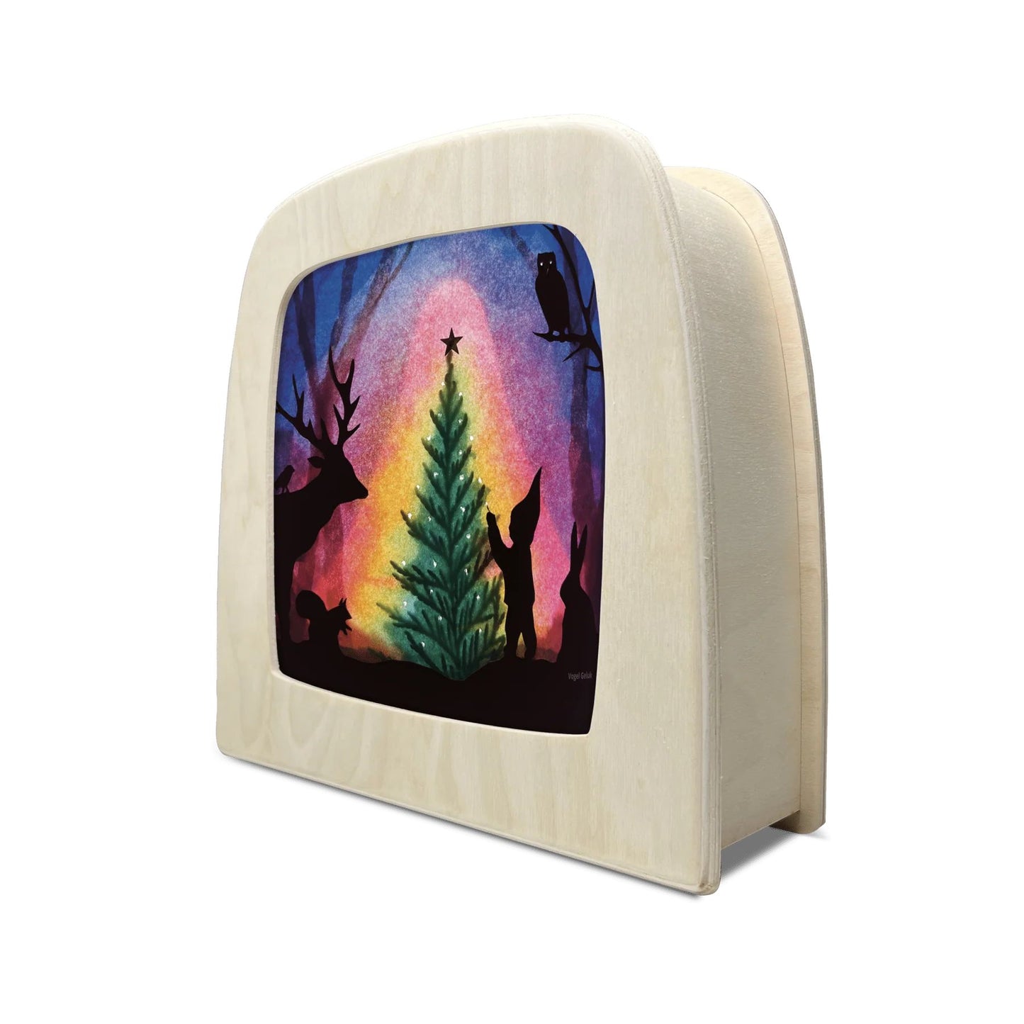 Toverplaat - Vogel Geluk - Kerstboom