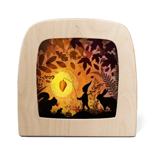 Toverplaat - Vogel Geluk - Kleine lantaarn