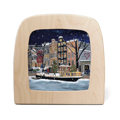 Toverplaat - Gwen's Illustraties - Kerst in Amsterdam