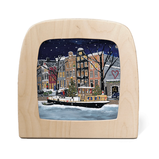 Toverplaat - Gwen's Illustraties - Kerst in Amsterdam