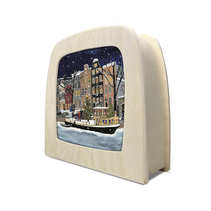 Toverplaat - Gwen's Illustraties - Kerst in Amsterdam