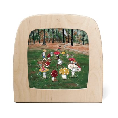 Toverplaat - Gwen's Illustraties - Paddenstoeldans