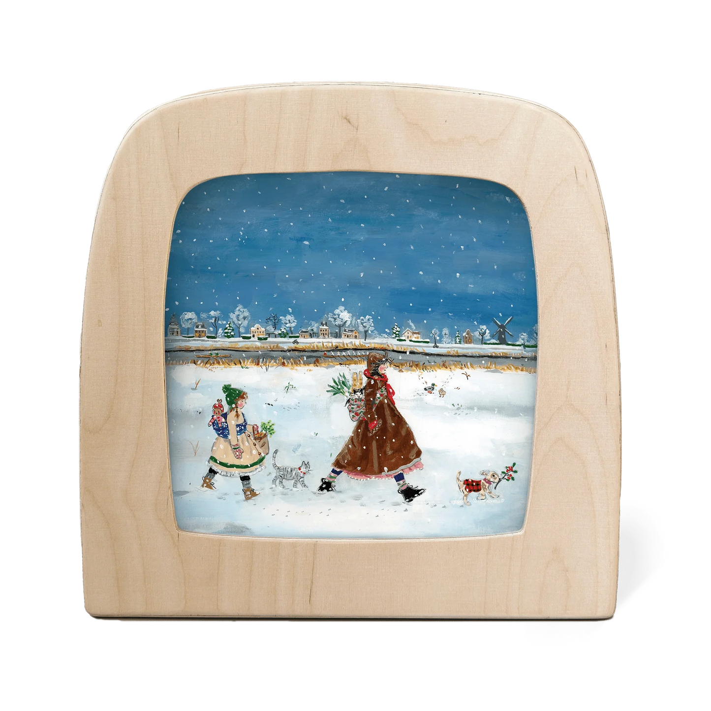 Toverplaat - Gwen's Illustraties - Winterwandeling