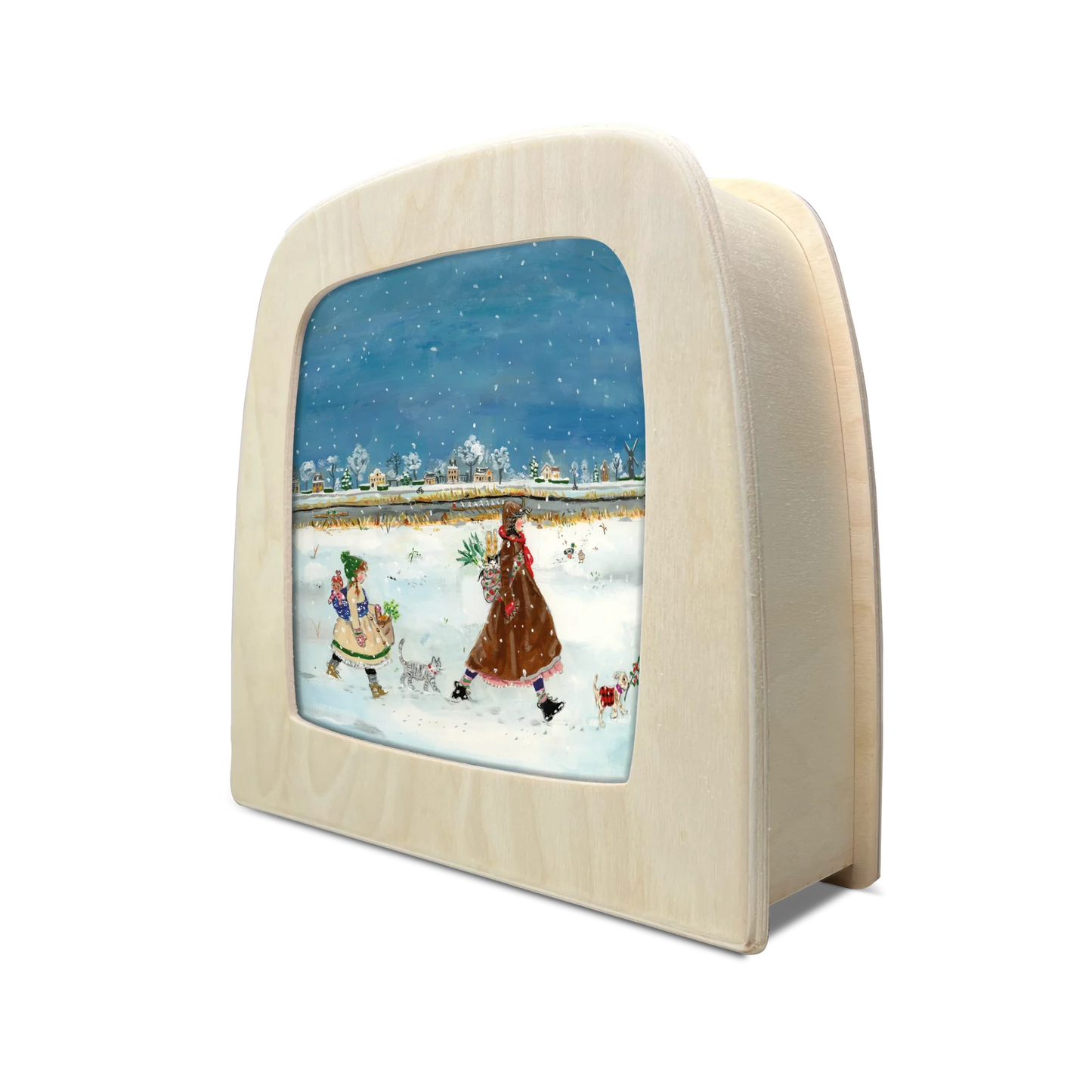 Toverplaat - Gwen's Illustraties - Winterwandeling