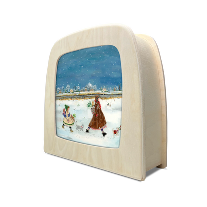 Toverplaat - Gwen's Illustraties - Winterwandeling