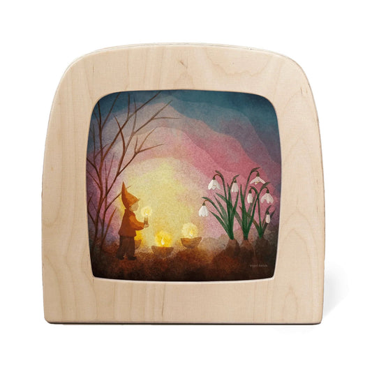 Toverplaat - Vogel Geluk - Aanmaakhout Lente