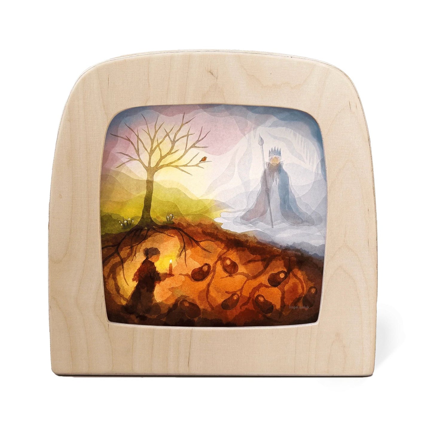 Toverplaat - Vogel Geluk - Gaia en de Koning