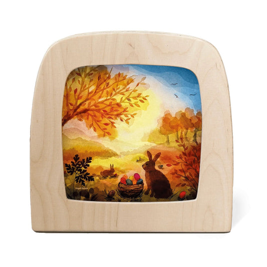 Toverplaat - Vogel Geluk - Paasmandje