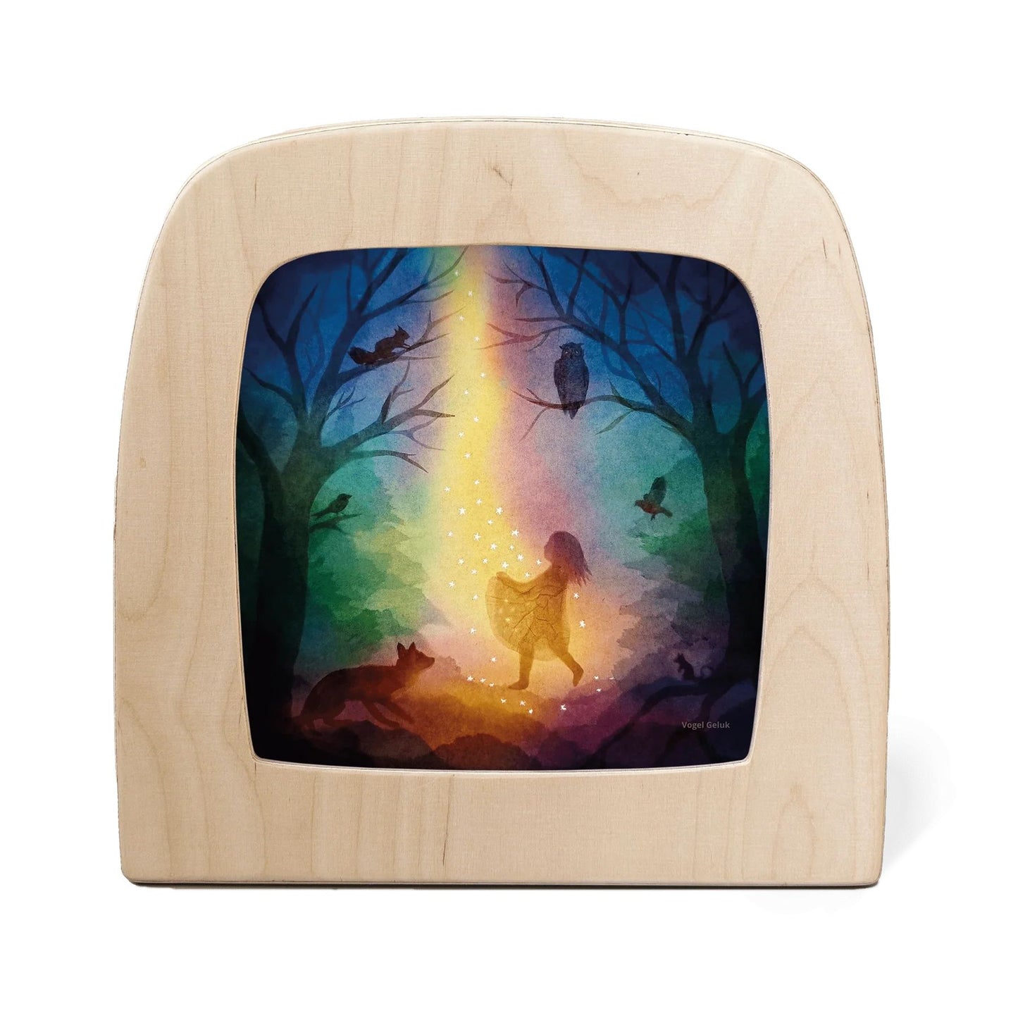 Toverplaat - Vogel Geluk - Sterrengeld