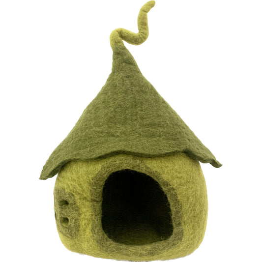 Wolvilt Feeënhuisje - Groen