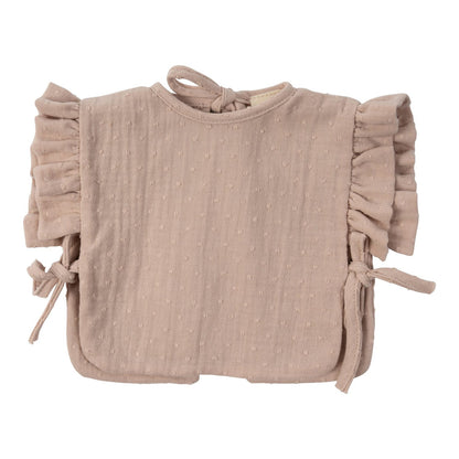 Wooly Organic Slabbetje - Waterproof - Light Old Pink