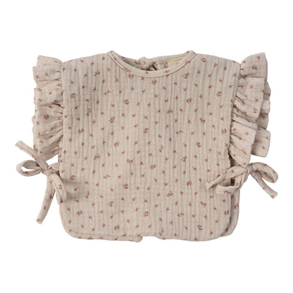 Wooly Organic Slabbetje - Waterproof - Pink Flowers