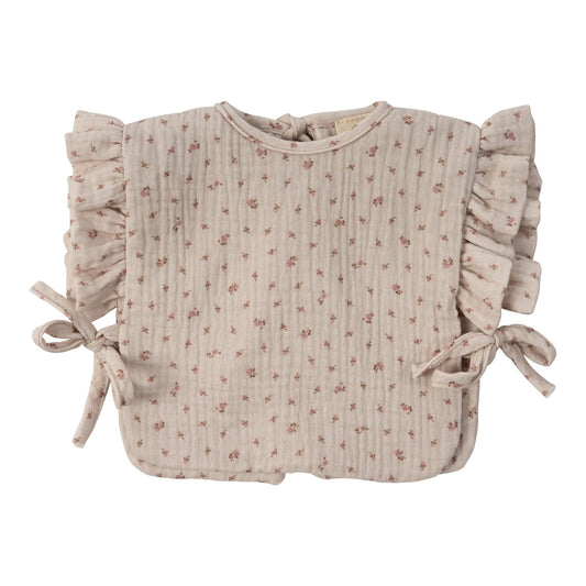 Wooly Organic Slabbetje - Waterproof - Pink Flowers