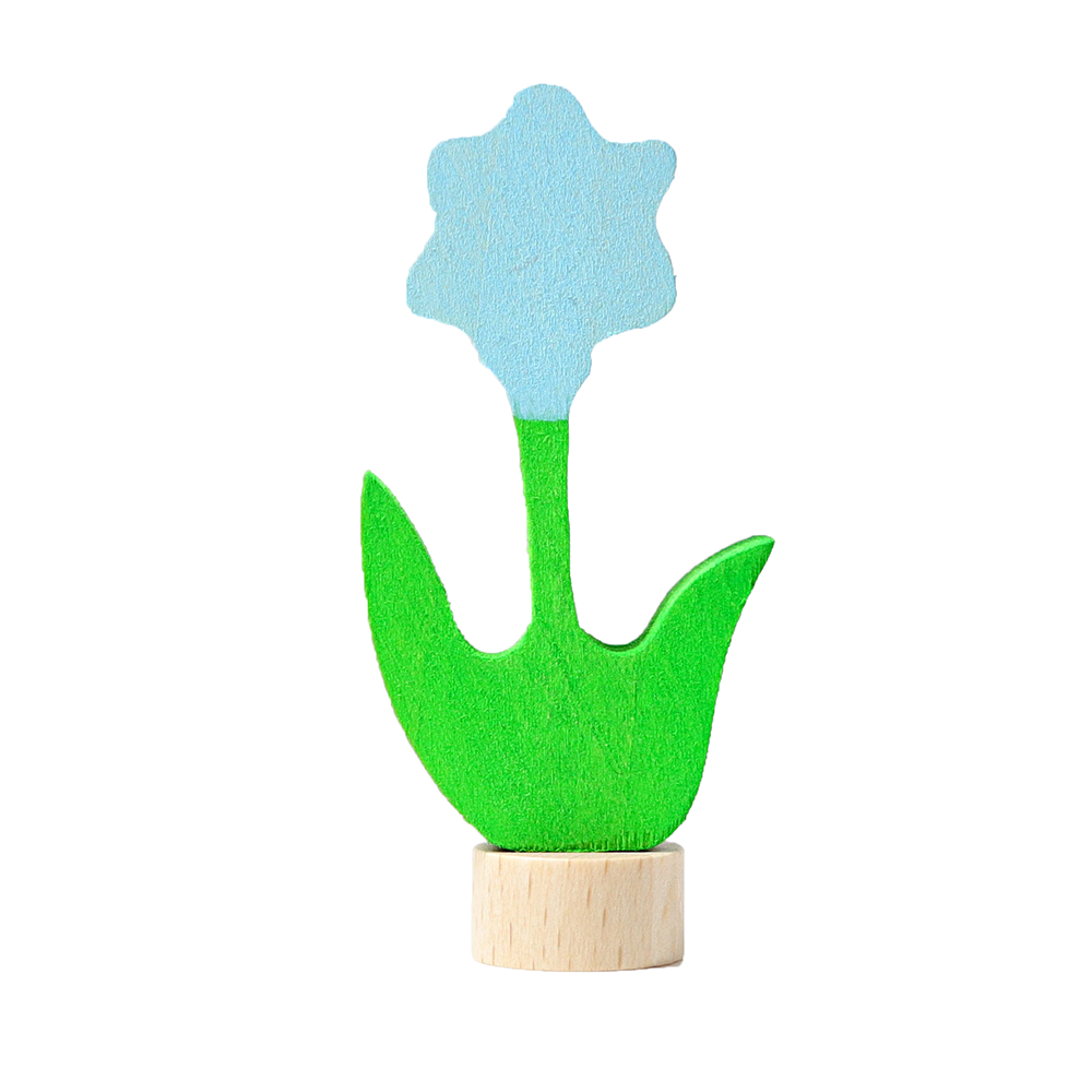 Grimm's steker blauwe bloem