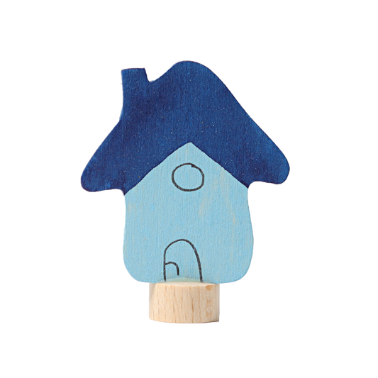 Steker blauw huis